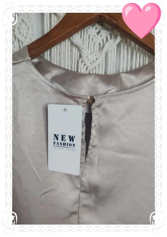Blouse asymétrique dentelle – New Fashion – taille Taille unique 3