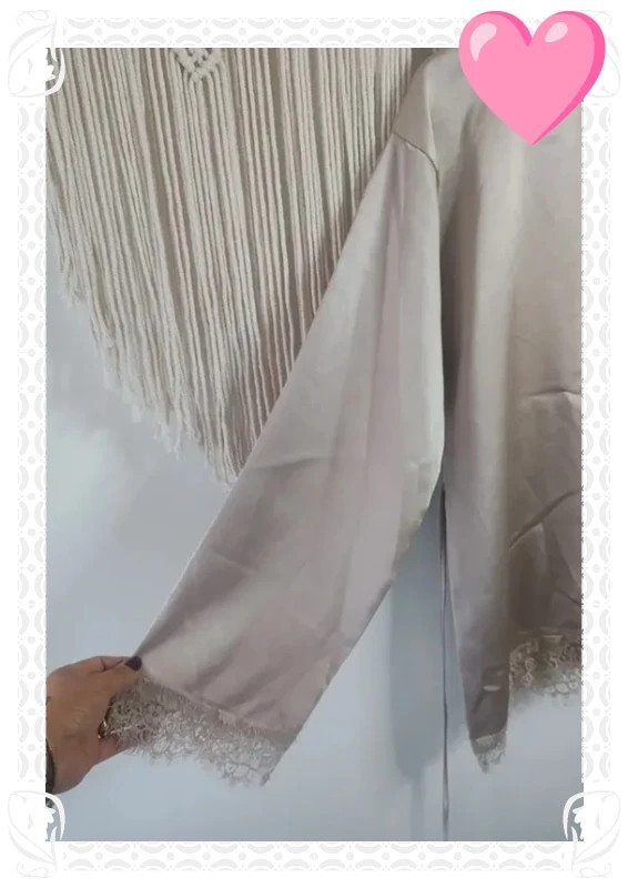Blouse asymétrique dentelle – New Fashion – taille Taille unique 2