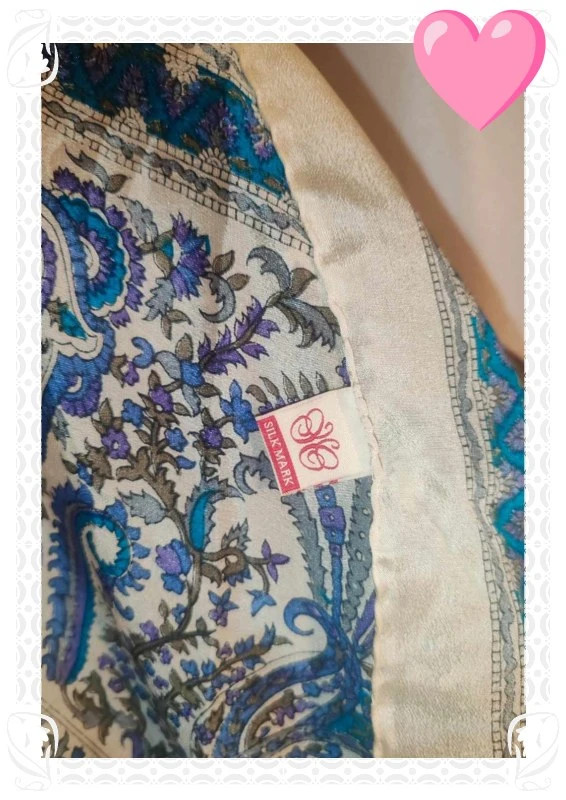 Foulard en soie – Silk mark 4