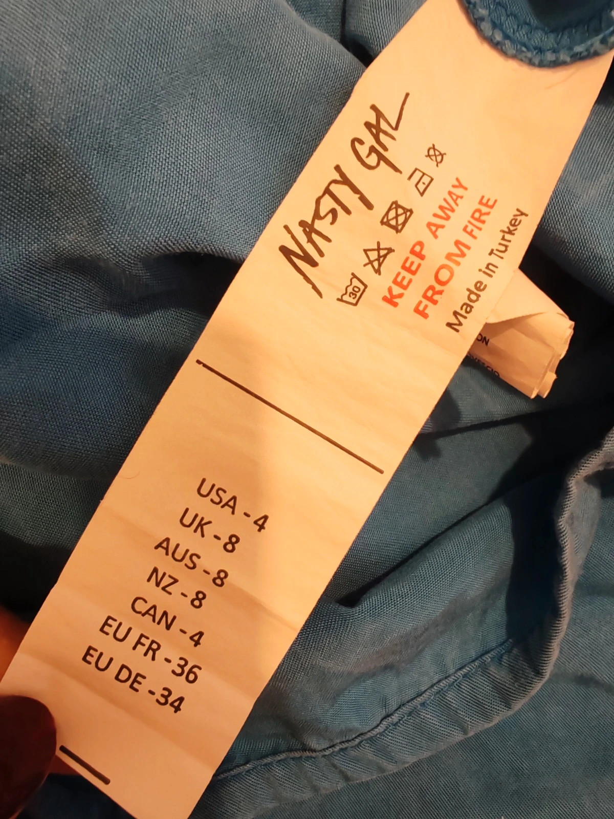 Chemise courte nastygal – Nasty Gal – taille S / 36 / 8 5