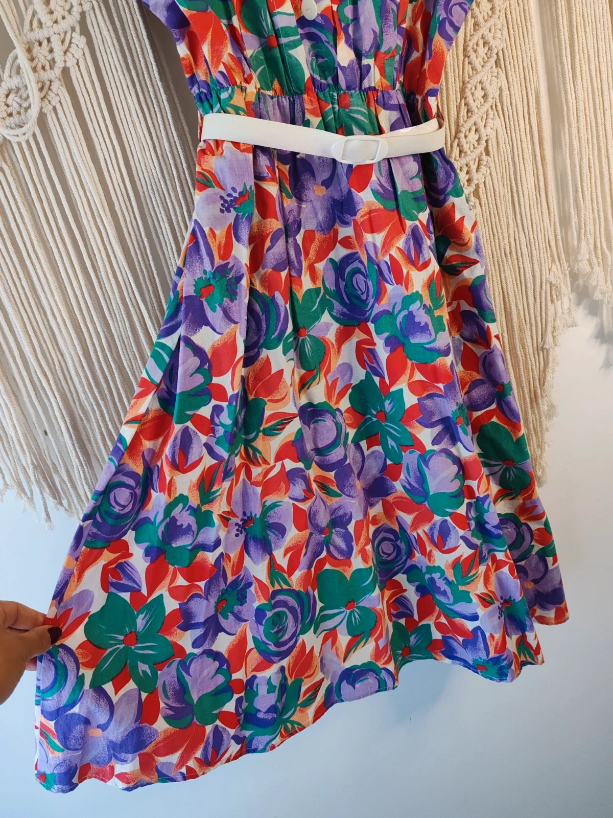 Robe fleurs vintage – robe fleurs vintage – taille S / 36 / 8 3