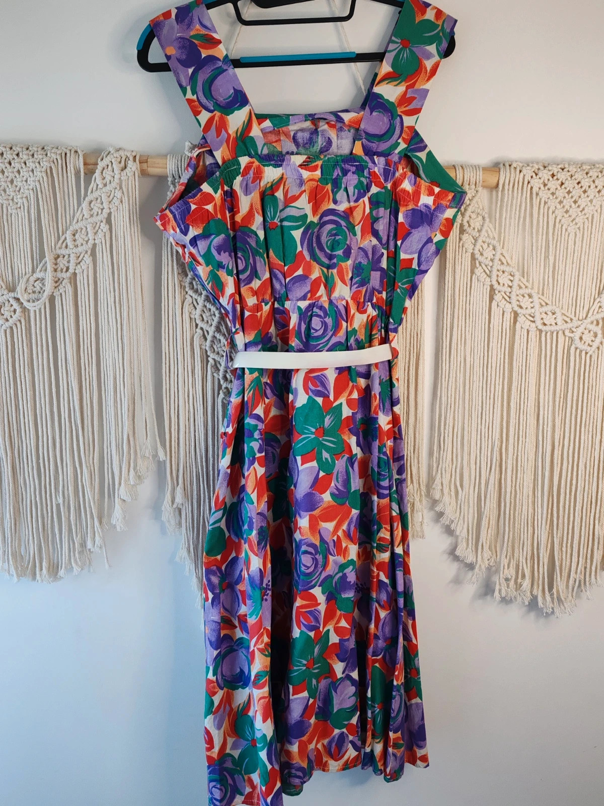 Robe fleurs vintage – robe fleurs vintage – taille S / 36 / 8 5