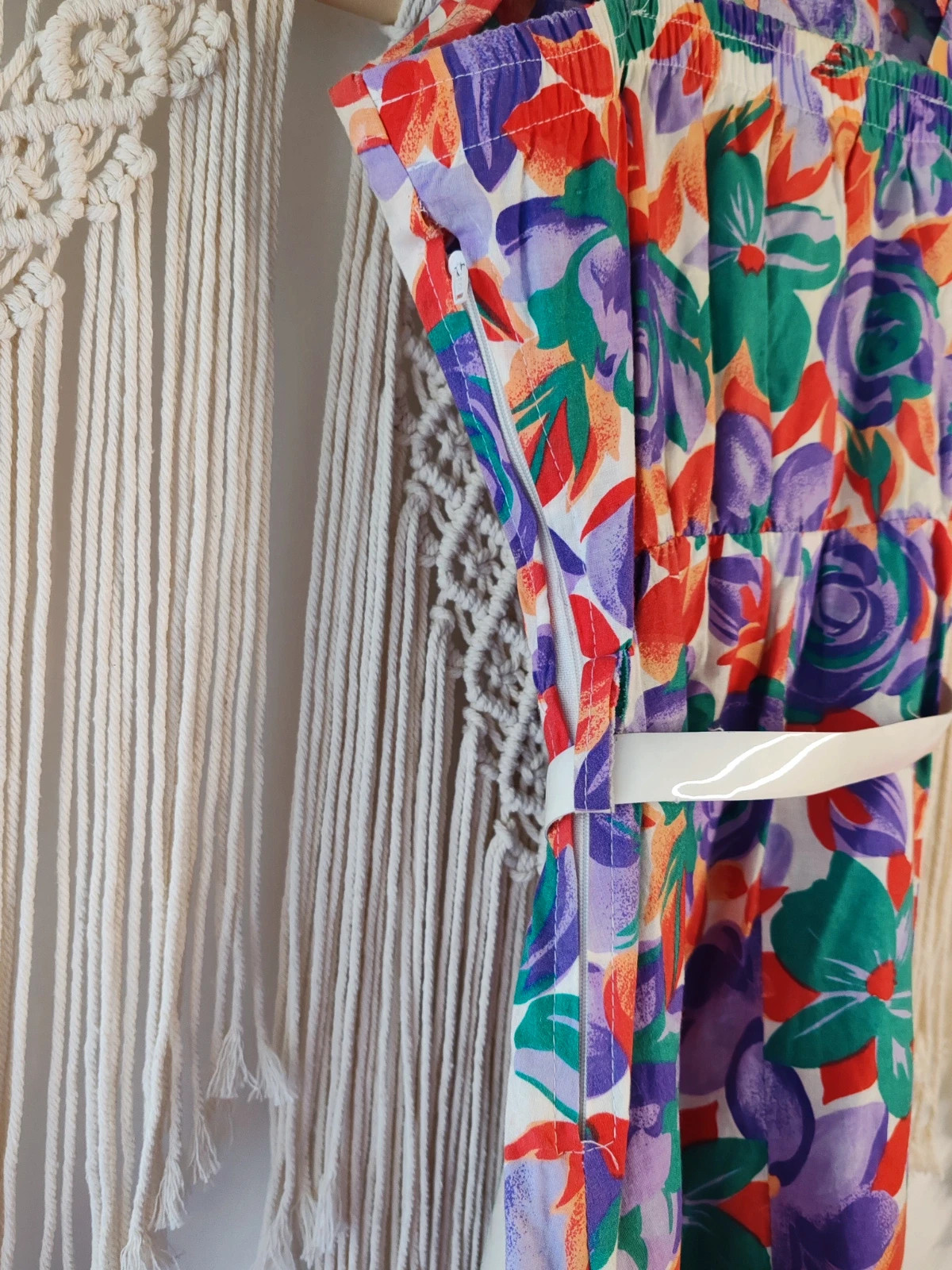 Robe fleurs vintage – robe fleurs vintage – taille S / 36 / 8 4