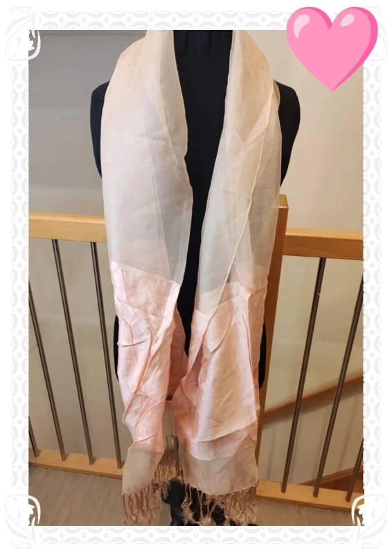 Écharpe soie et viscose