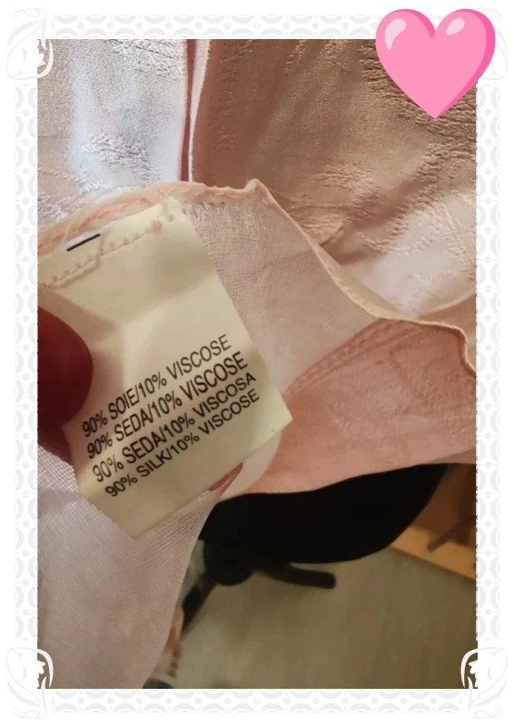Écharpe soie et viscose – Inconnu 3