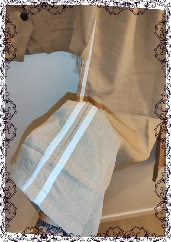 Ensemble débardeur et pantalon beige – Boske – taille L / 40 / 12 3