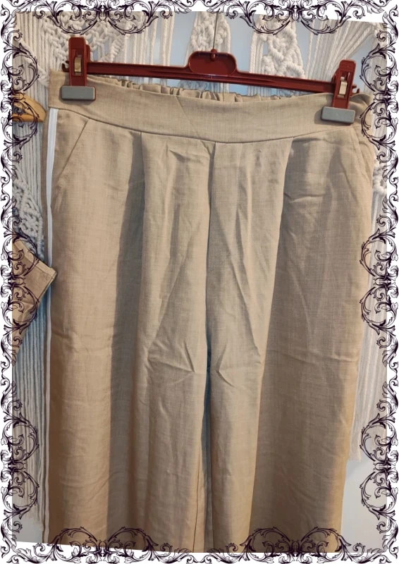 Ensemble débardeur et pantalon beige – Boske – taille L / 40 / 12 4
