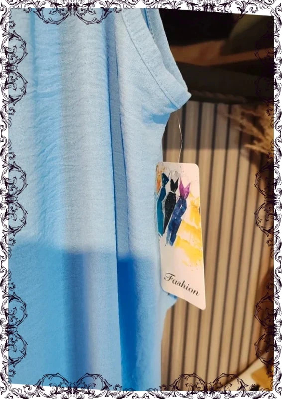Robe longue bleu ciel – Fashion – taille Taille unique 5