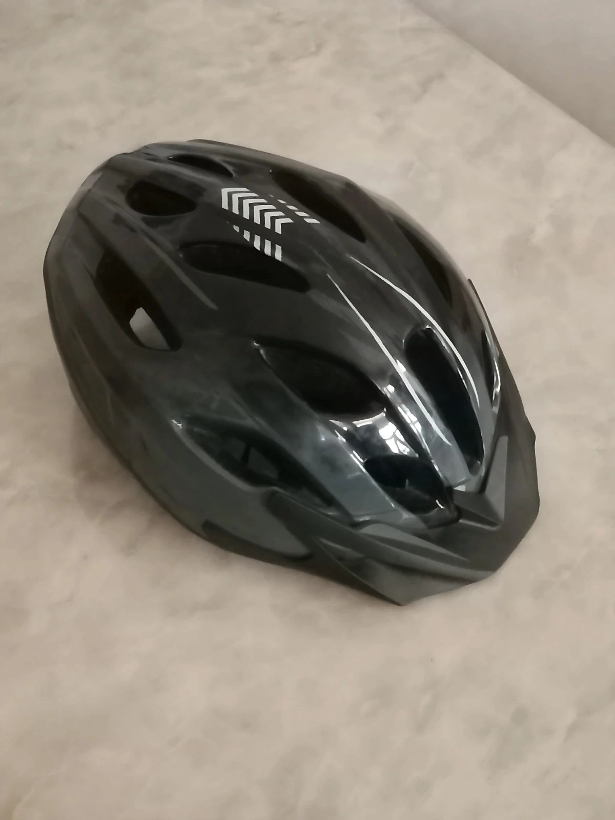 Casque de vélo B'Twin Noir Gris 54-58 cm M - Très bon état – Van Rysel 4