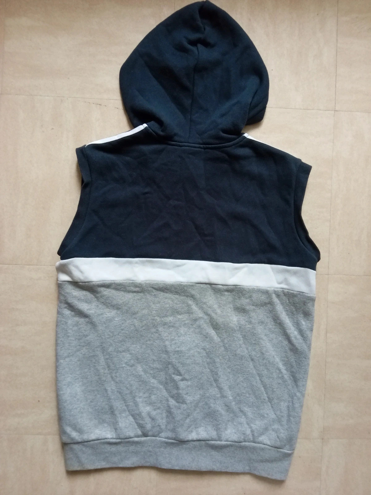 Gilet Sans Manches Adidas 12-13 Ans – Sweat Zip Capuche Sportswear Vintage Rétro – adidas – taille S 2