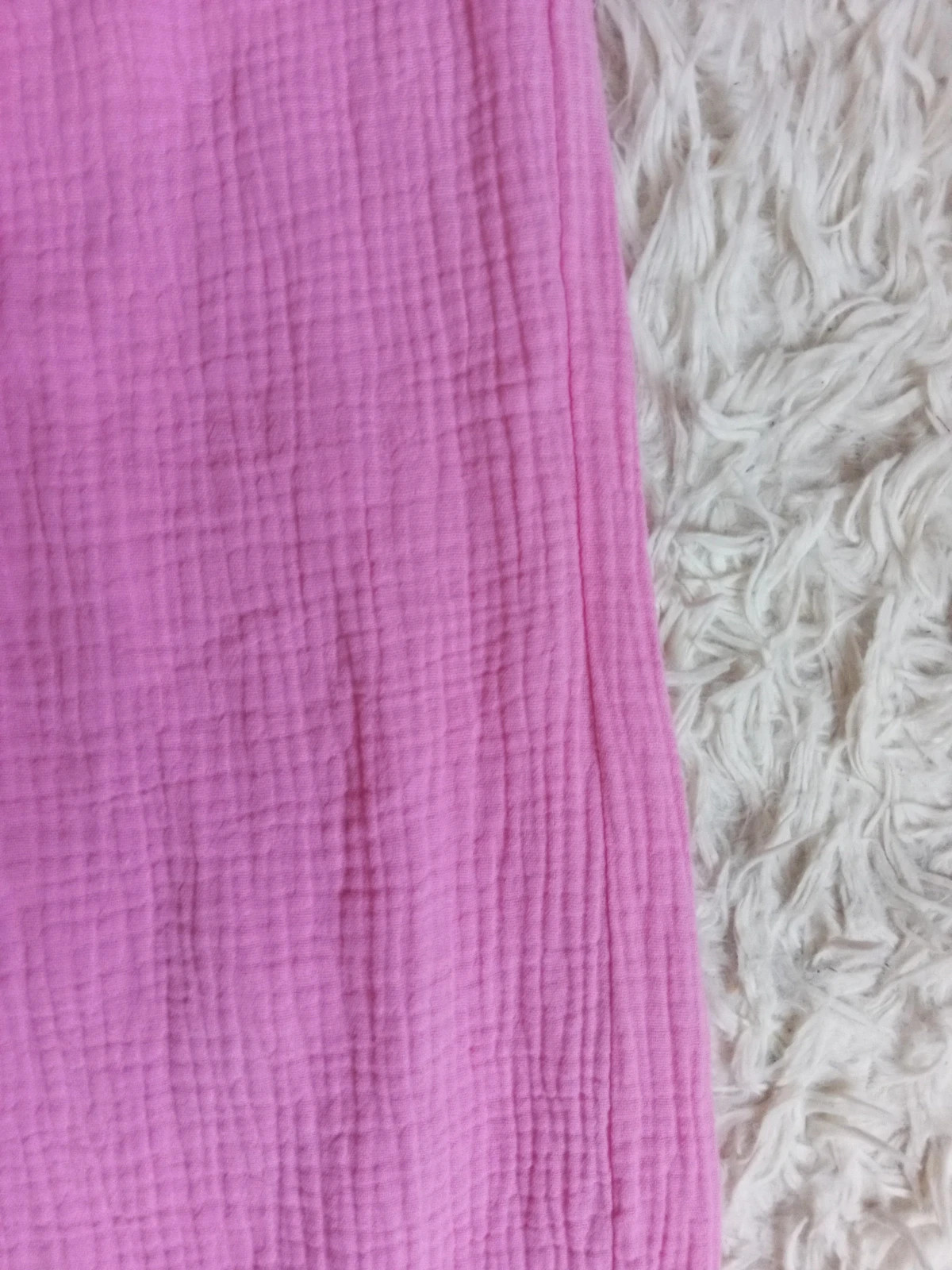 Pantalon large femme TU – Rose – Made in Italy – Très bon état – Coton / Wide leg – Tendance – taille Taille unique 3