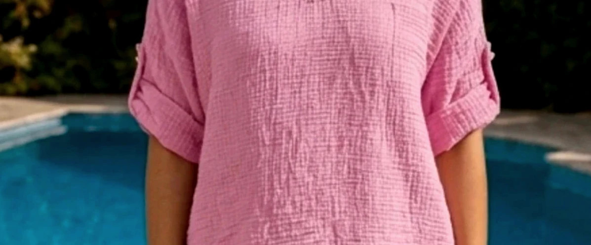 Ensemble 2 pièces Tendance TU – Rose – Neuf étiquette – Dentelle / Bohème / Été – Tendance – taille Taille unique 4