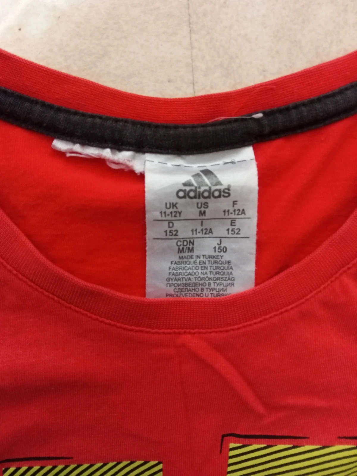 LOT 3 t-shirts garçon 11-12 ans – Adidas/graphique – Très bon état – Sport/Street – adidas – taille 12 ans / 152 cm 5
