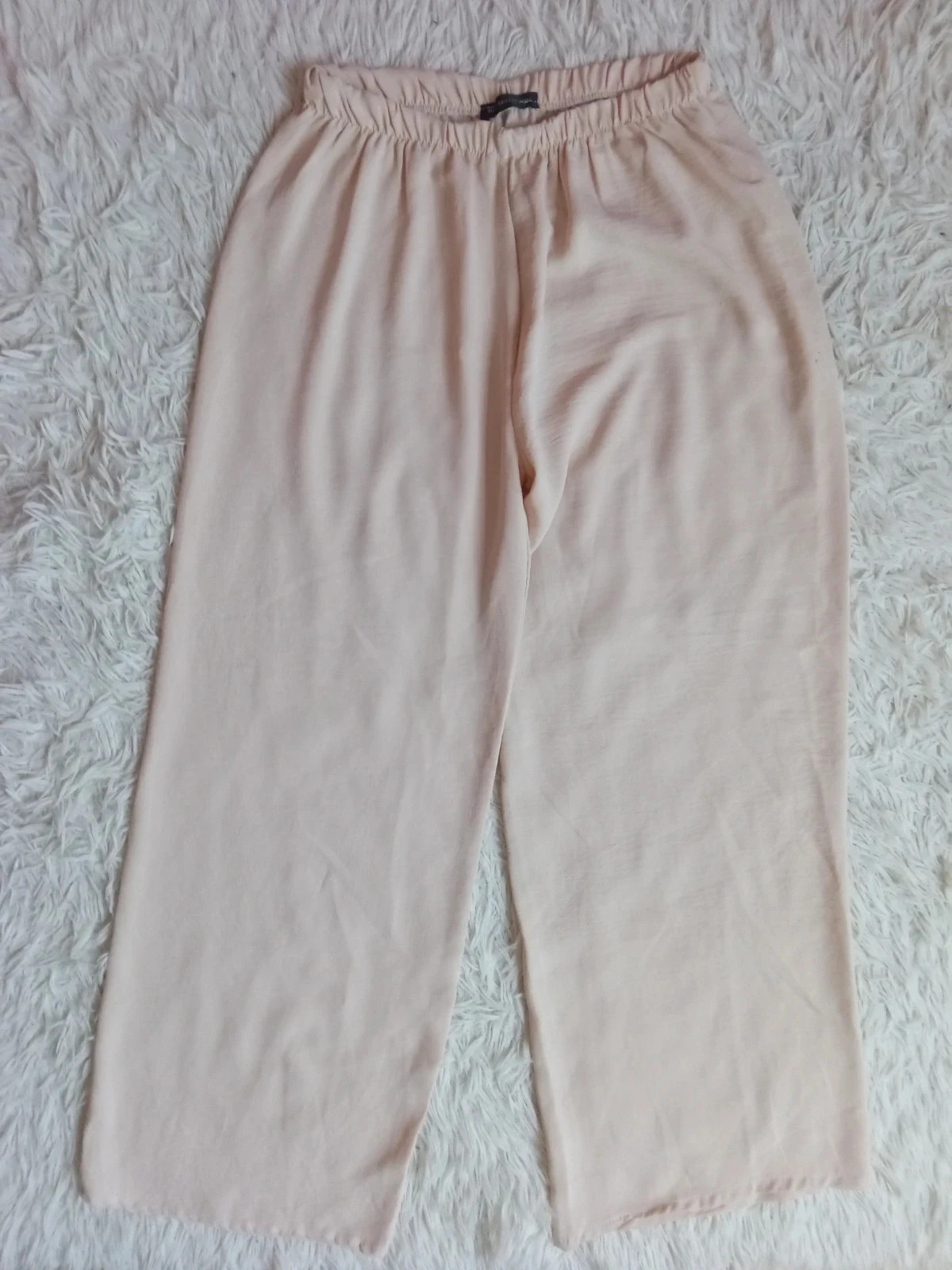 Pantalon large New Collection IT – Beige – Neuf étiquette – Wide leg / Fluide / Été – Tendance – taille Taille unique 5
