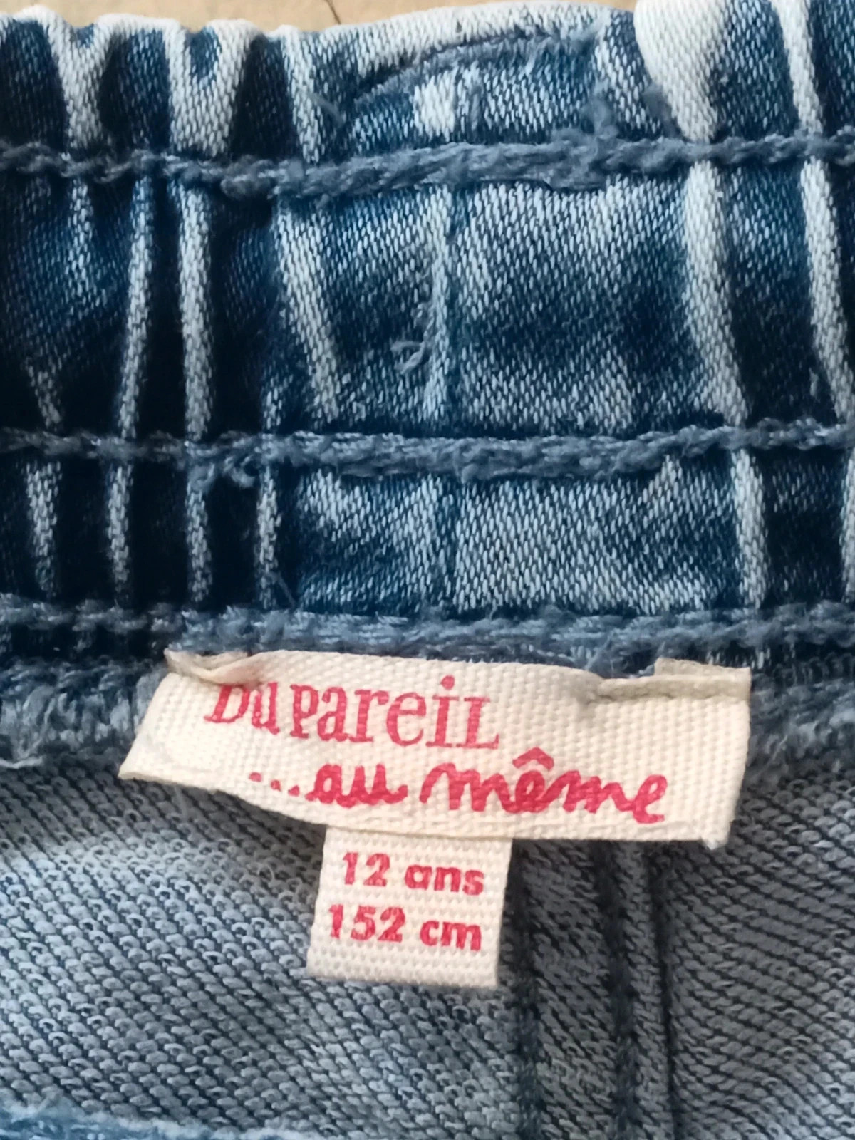 Short jean DPAM fille 12 ans 152 cm – Bleu clair – Neuf étiquette – Denim / Été – Tendance – taille 12 ans / 152 cm 5