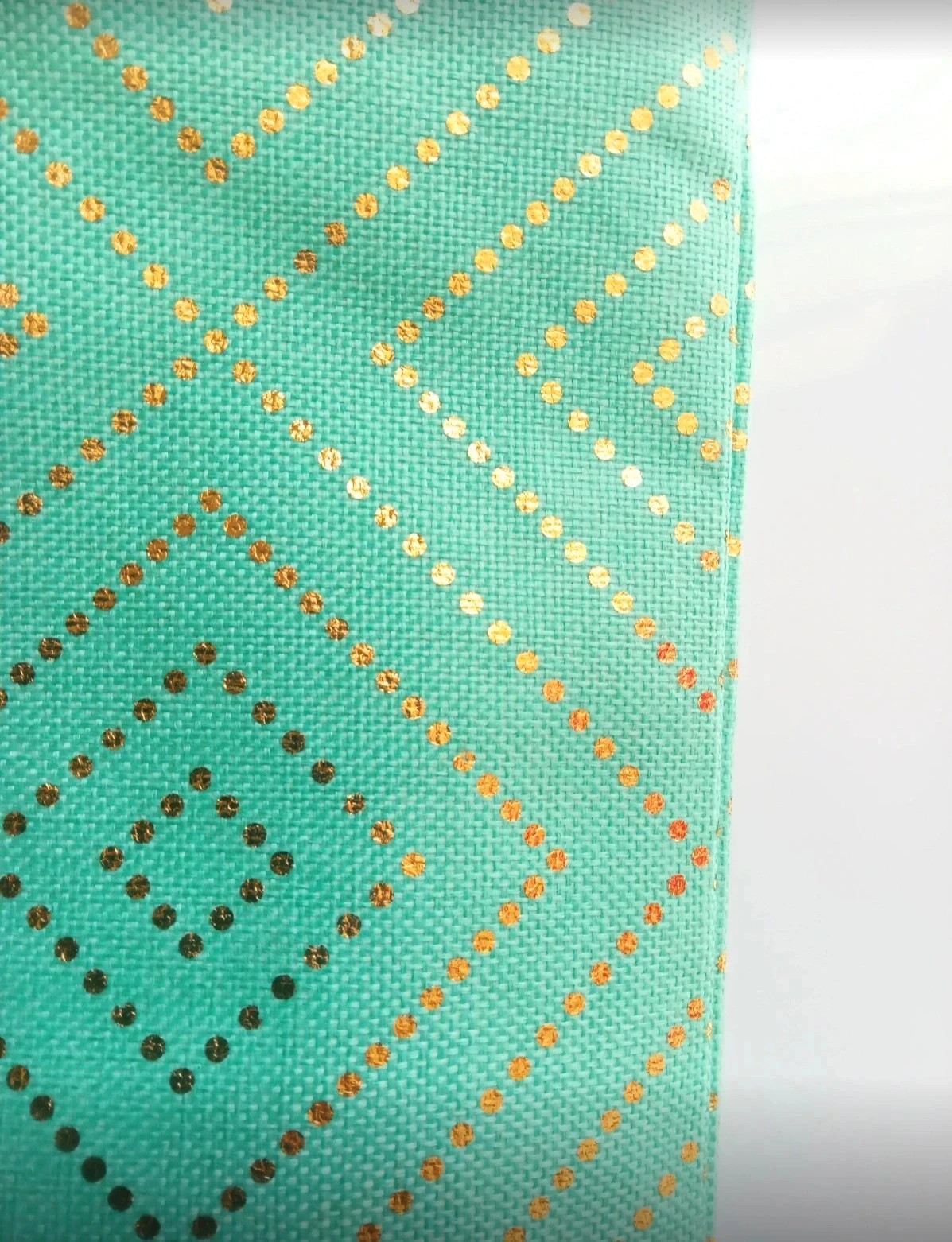 Sac de plage CiCi Paris – Vert & Doré – Anses corde – Neuf avec étiquette – Été – Tendance 3