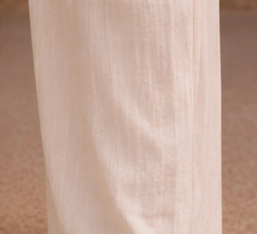 Ensemble 2 pièces crème IT – Tunique longue + pantalon – Neuf – Ample / Chic / Été – New Collection – taille Taille unique 5