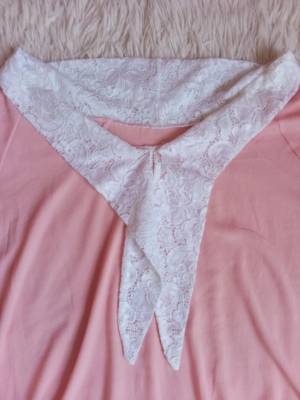 Tunique rose dentelle TU – Neuf – Ample / Bohème / Été / Élégante – Tendance – taille Taille unique 5