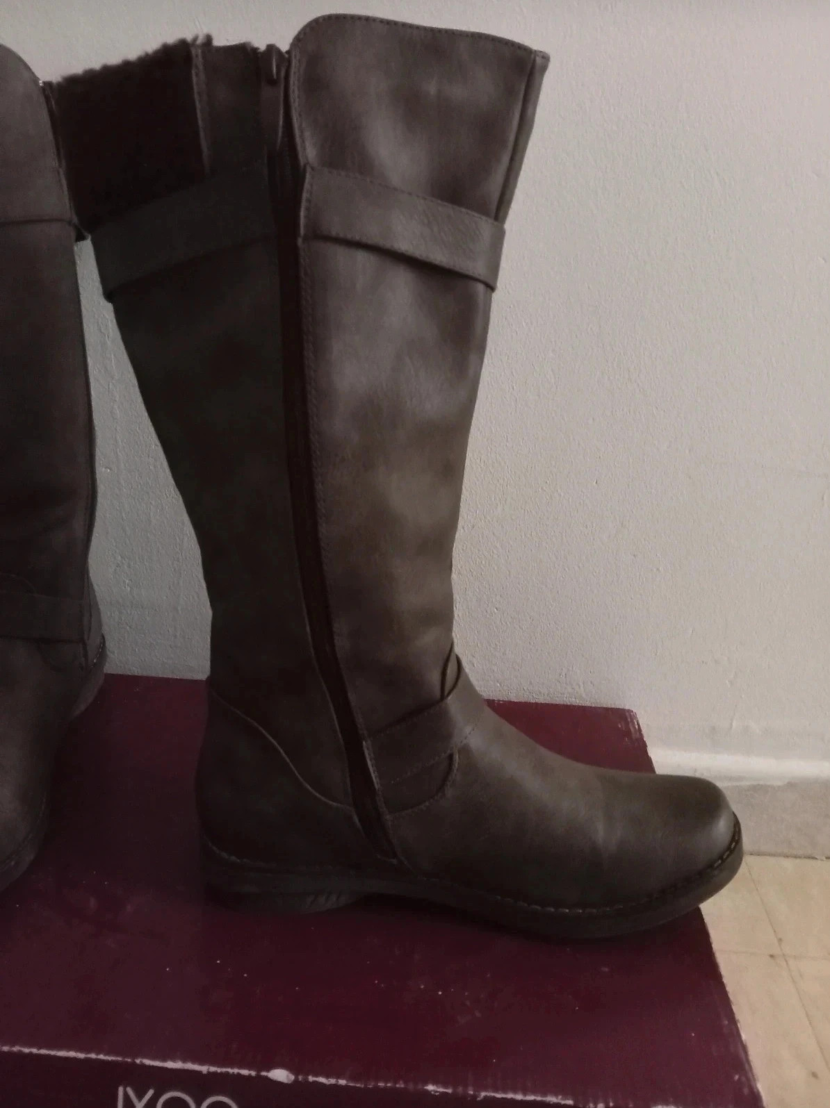 Bottes montantes marron femme Vintage – Taille 41 – Neuf avec étiquette – Vintage Dressing – taille 41 3