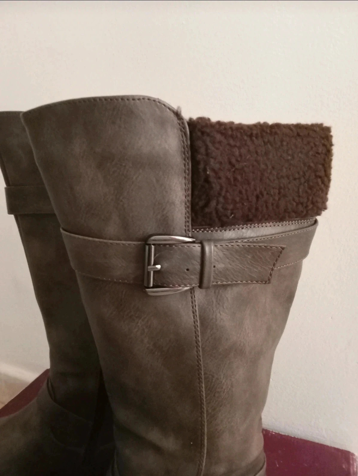 Bottes montantes marron femme Vintage – Taille 41 – Neuf avec étiquette – Vintage Dressing – taille 41 4