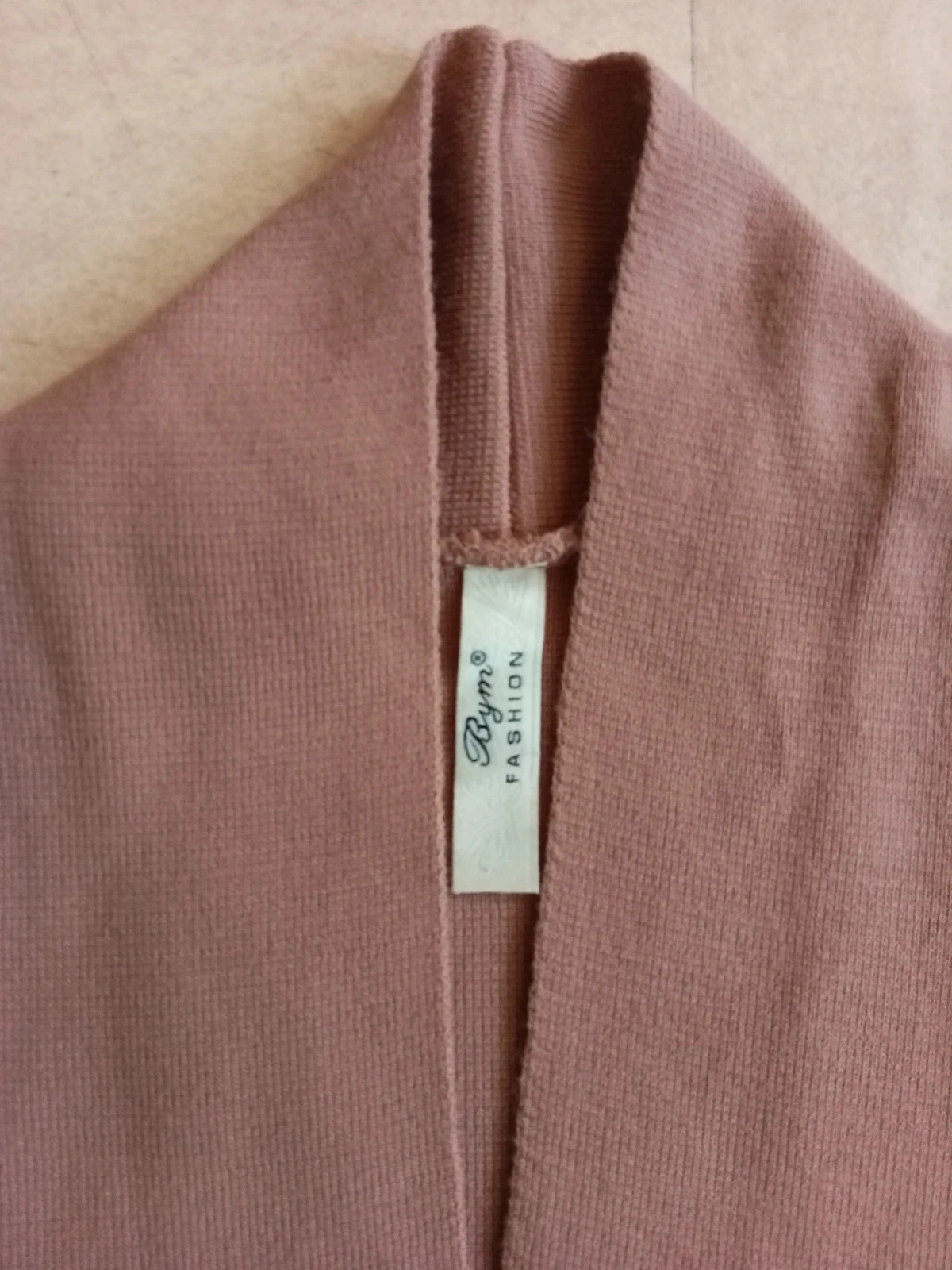 Manteau long élégant Bym Fashion – Taille L – Très bon état – Couleur taupe – Fashion – taille Taille unique 4