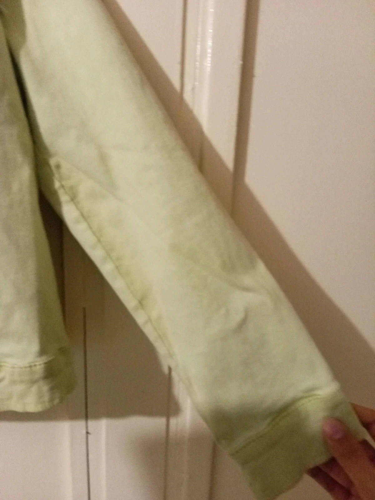 Veste en jean vert pastel C&A Premium – Taille M (38) – C&A – taille Taille unique 3