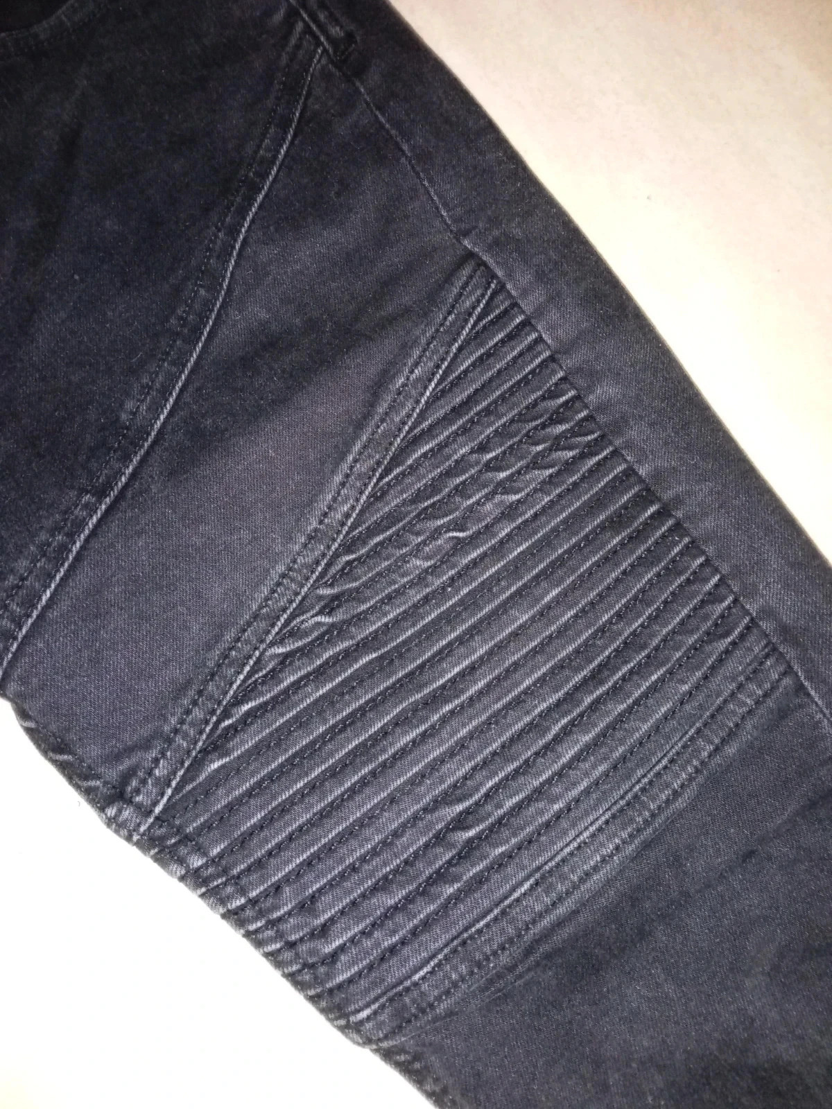 Jean skinny noir Zara style biker – Taille 38 EUR – Très bon état – Zara – taille S 3