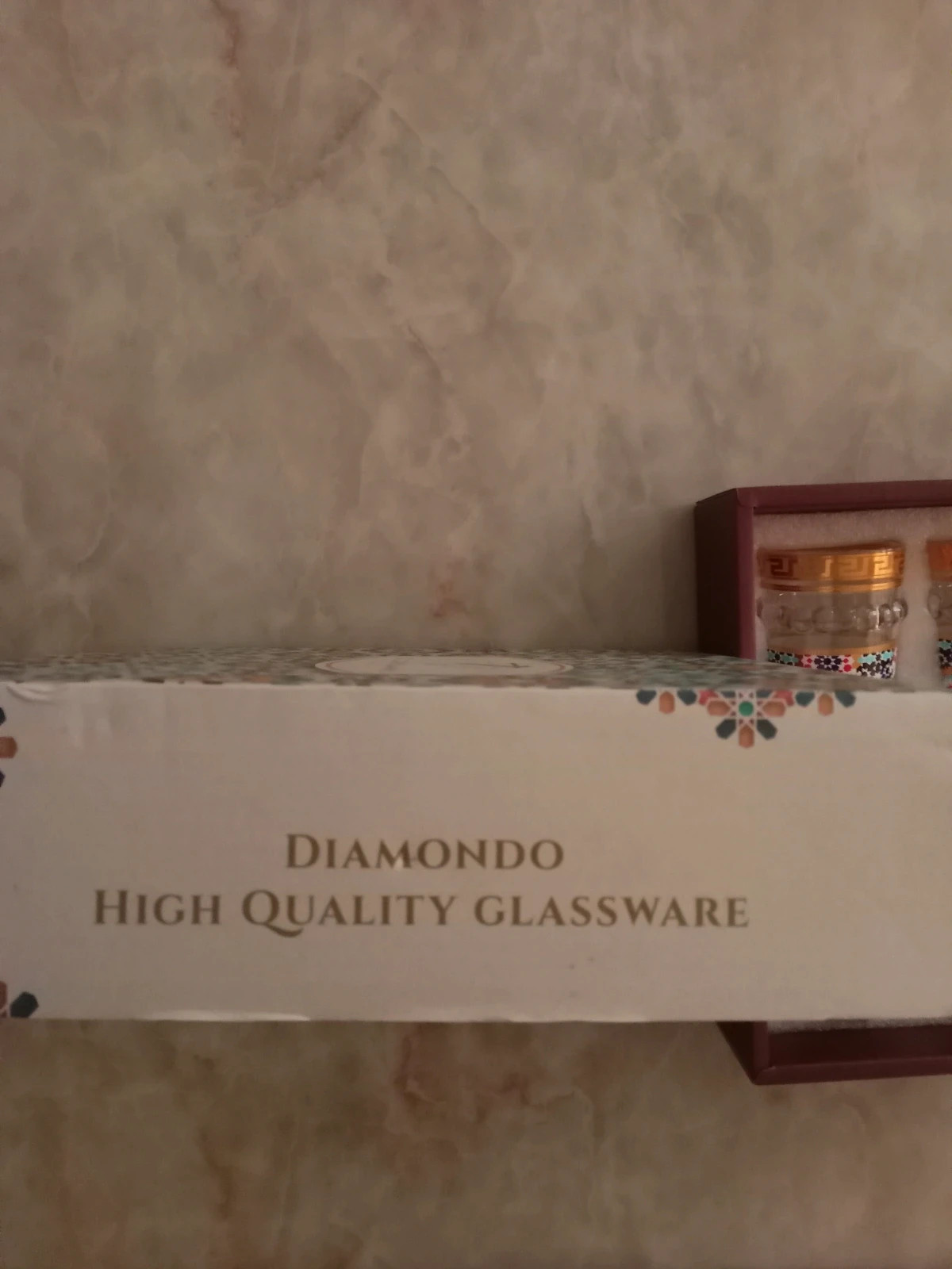 Service 6 Verres à Thé Marocains Luxe - Neufs - Dorure & Mosaïque Orientale – Tendance 2