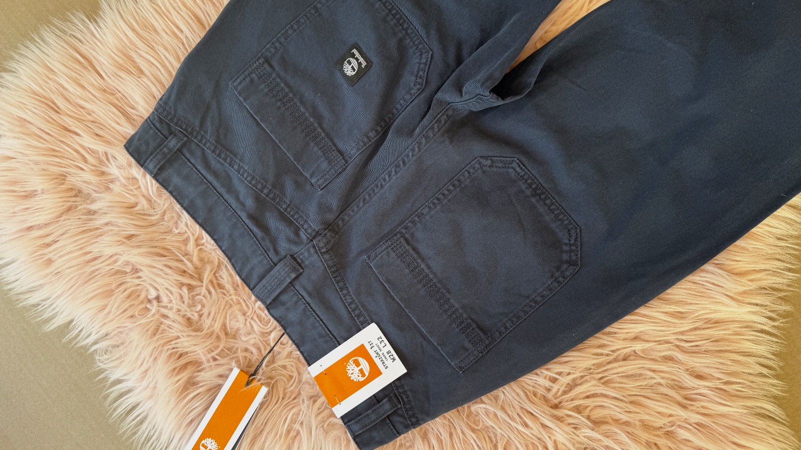 Pantalon droit Timberland bleu marine – Timberland – taille 38 5