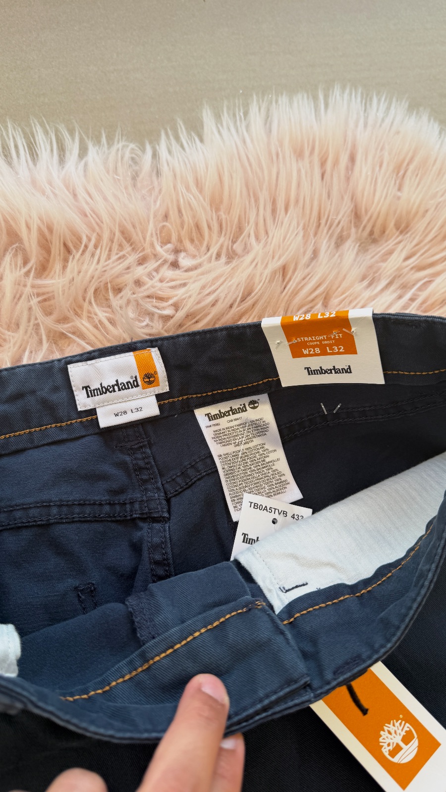 Pantalon droit Timberland bleu marine – Timberland – taille 38 4