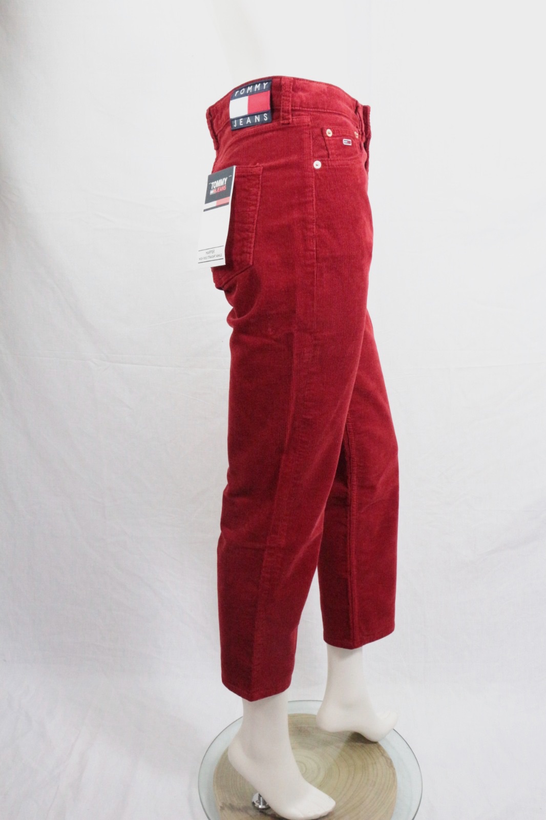 Pantalon en velours côtelé rouge Tommy Jeans Harper – Tommy Jeans – taille 36 3