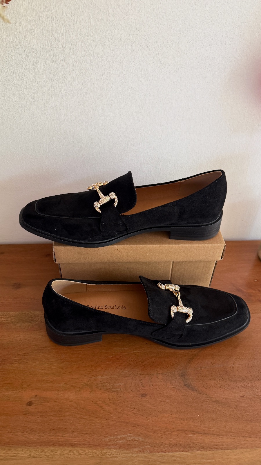 Mocassins noirs en suédine La Bottine Souriante taille 38 – La Bottine Souriante – taille EU 38 2