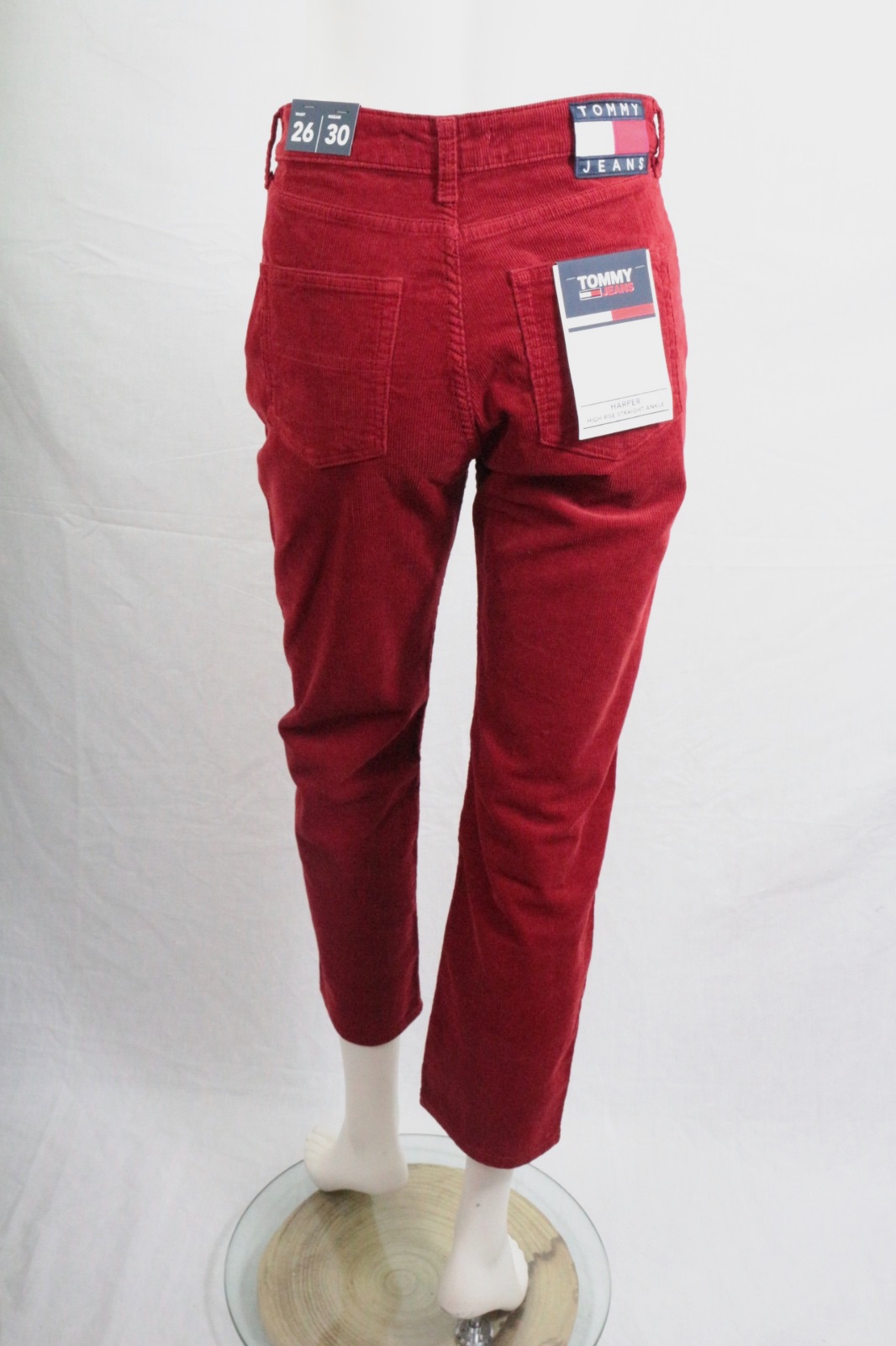 Pantalon en velours côtelé rouge Tommy Jeans Harper – Tommy Jeans – taille 36 5