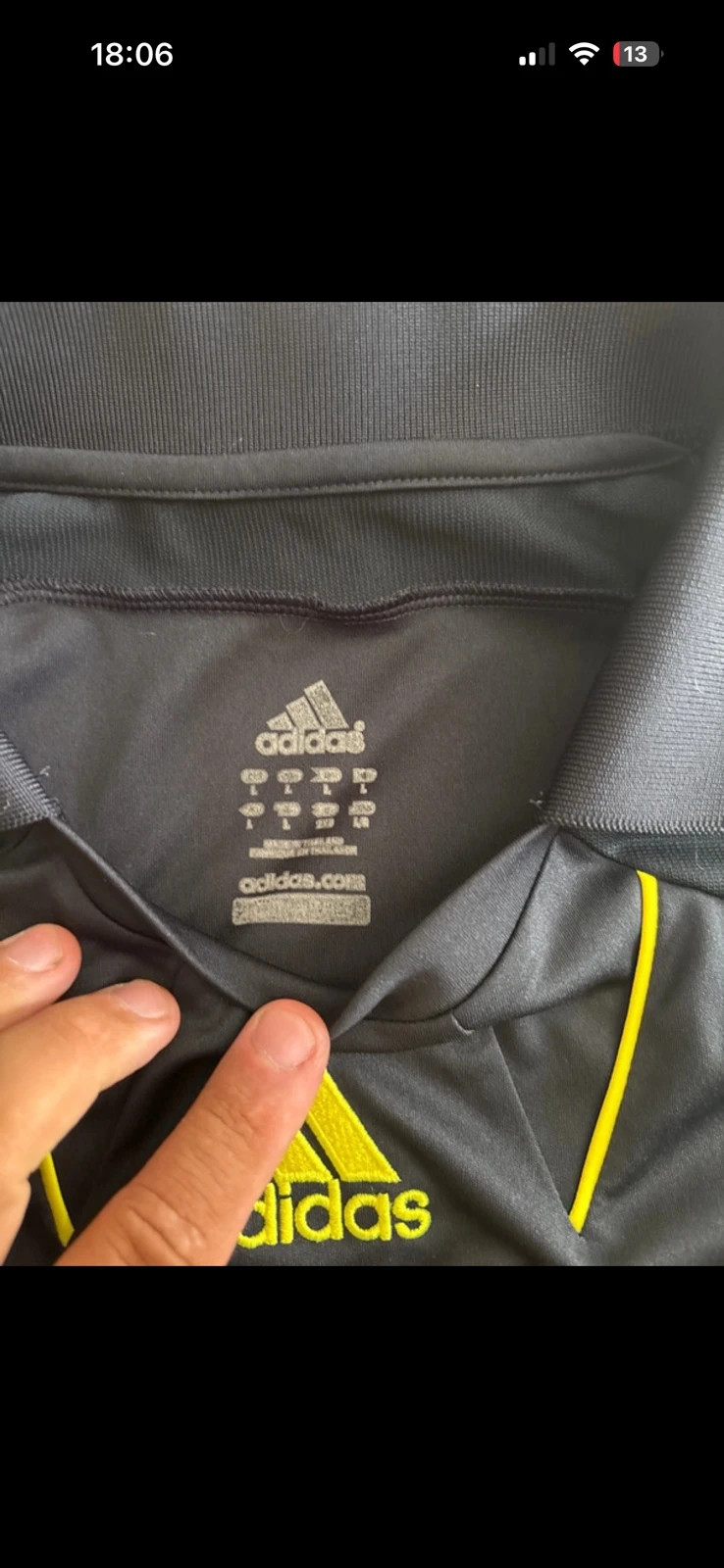 Maillot arbitre Adidas noir jaune fluo taille L homme – adidas – taille L 3