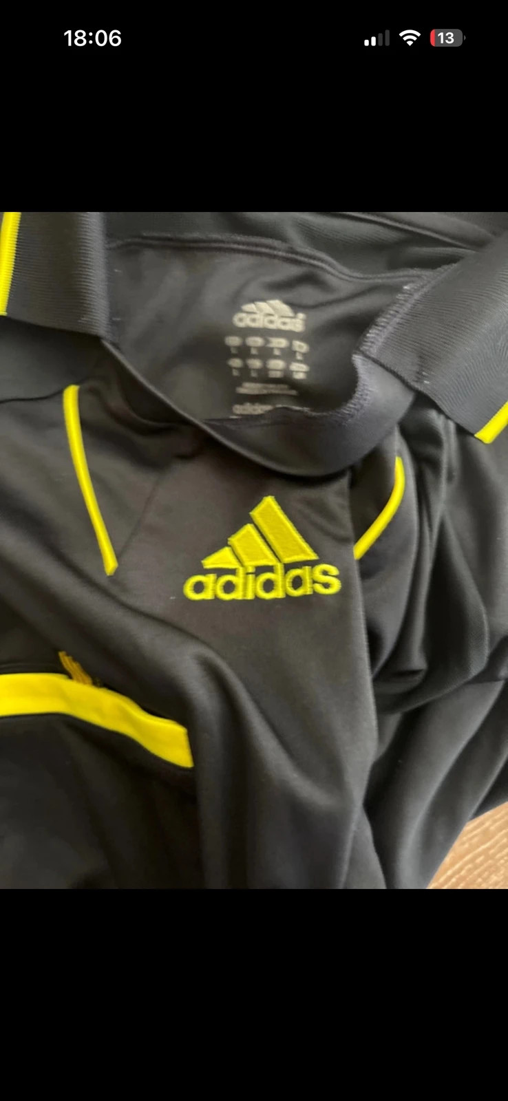 Maillot arbitre Adidas noir jaune fluo taille L homme – adidas – taille L 5