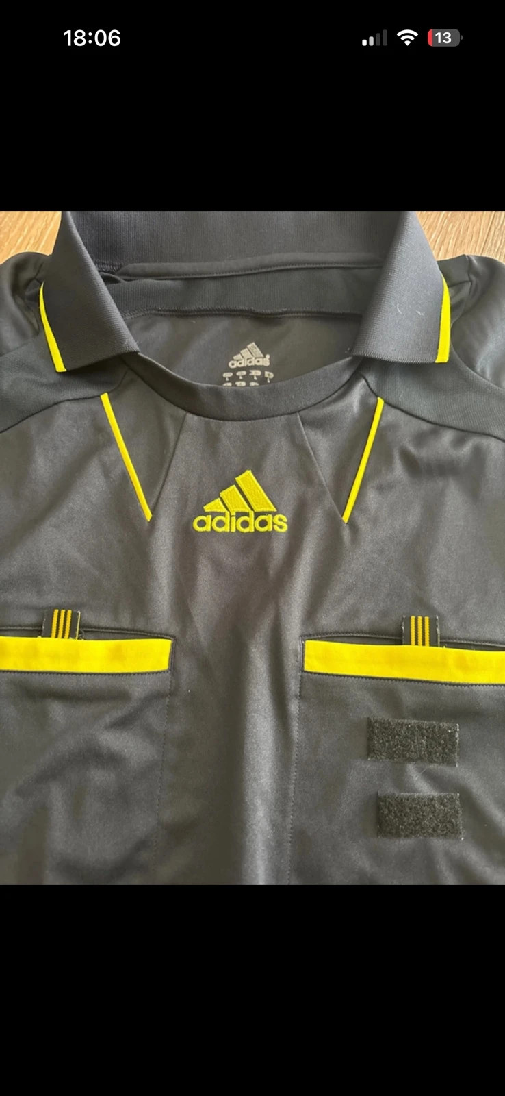 Maillot arbitre Adidas noir jaune fluo taille L homme – adidas – taille L 2