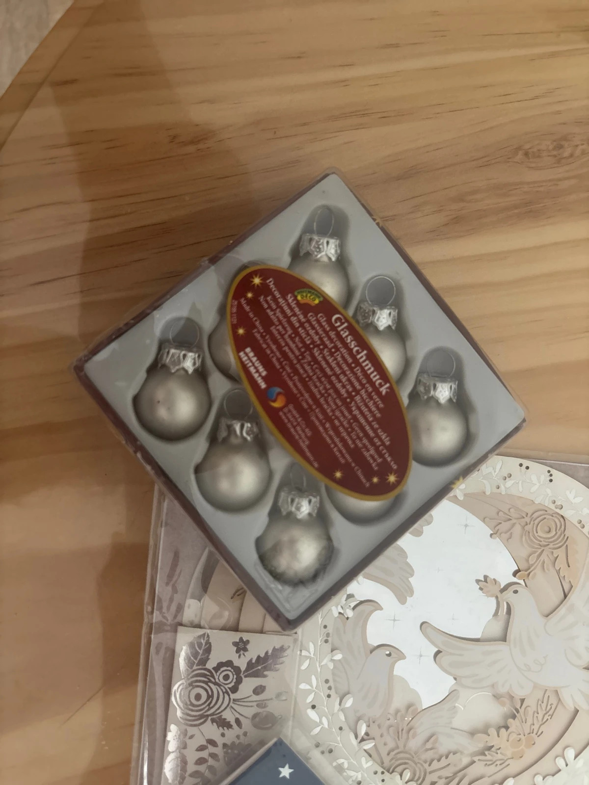 Lots de Noel 3 articles boule de deco sapin et deux cartes – Noël 2