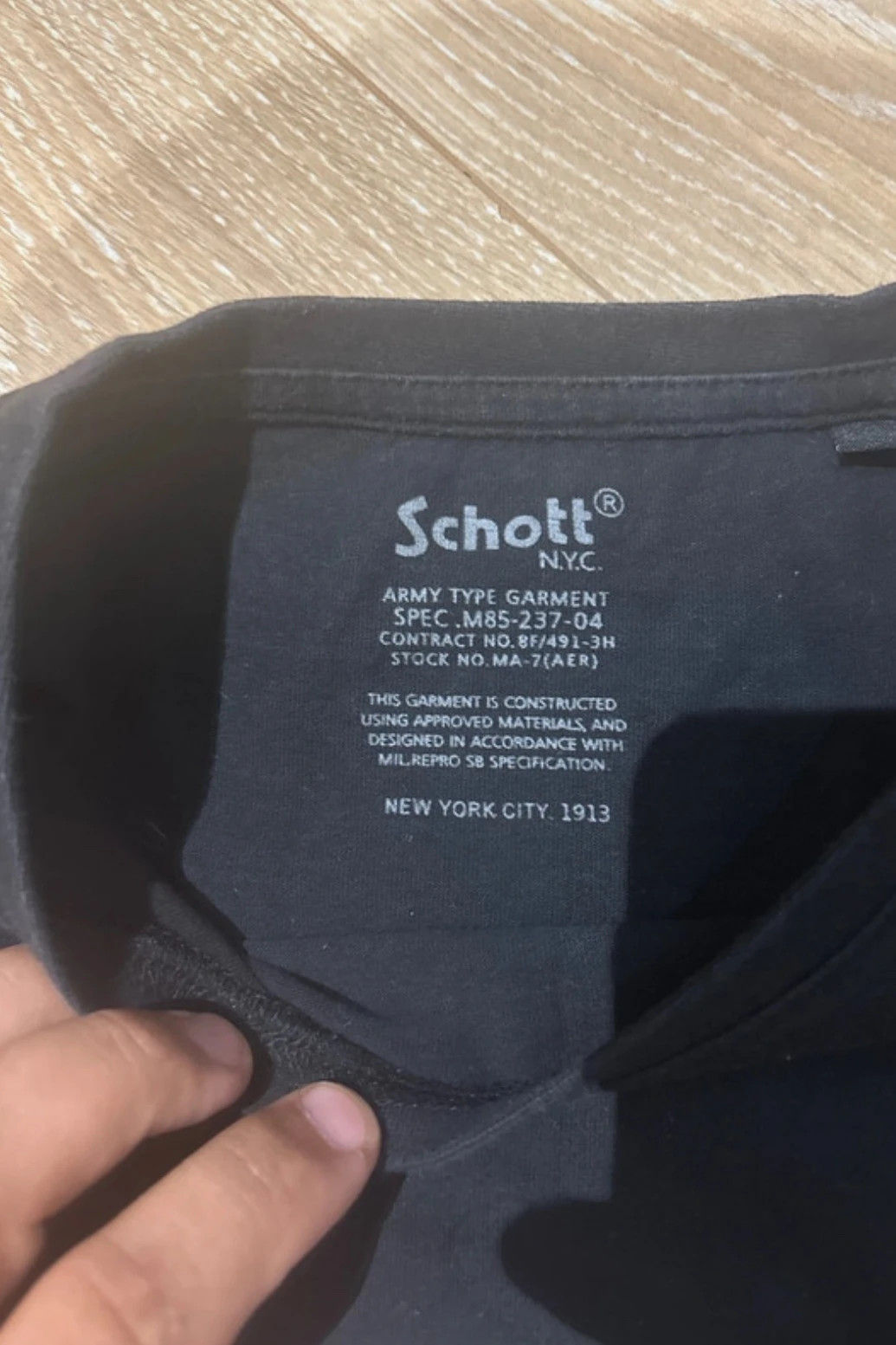 T-Shirt Schott noir taille XXL très bon état – Schott – taille XXL 2