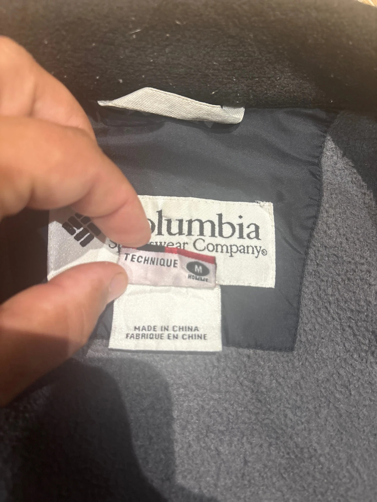 Polaire Columbia america Couleur Gris et noir bon état homme taille M – Columbia – taille M 5