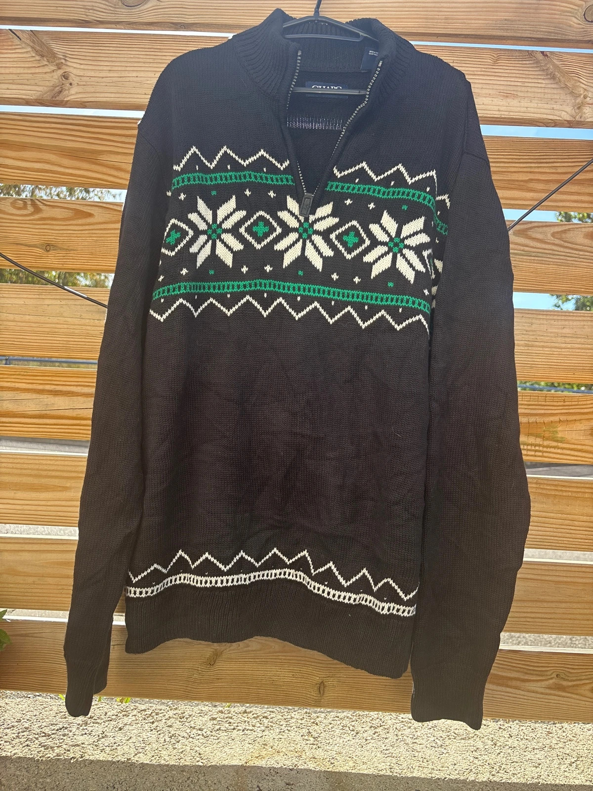 Pull Chaps taille L Noir / avec motif – CHAPS – taille L 2