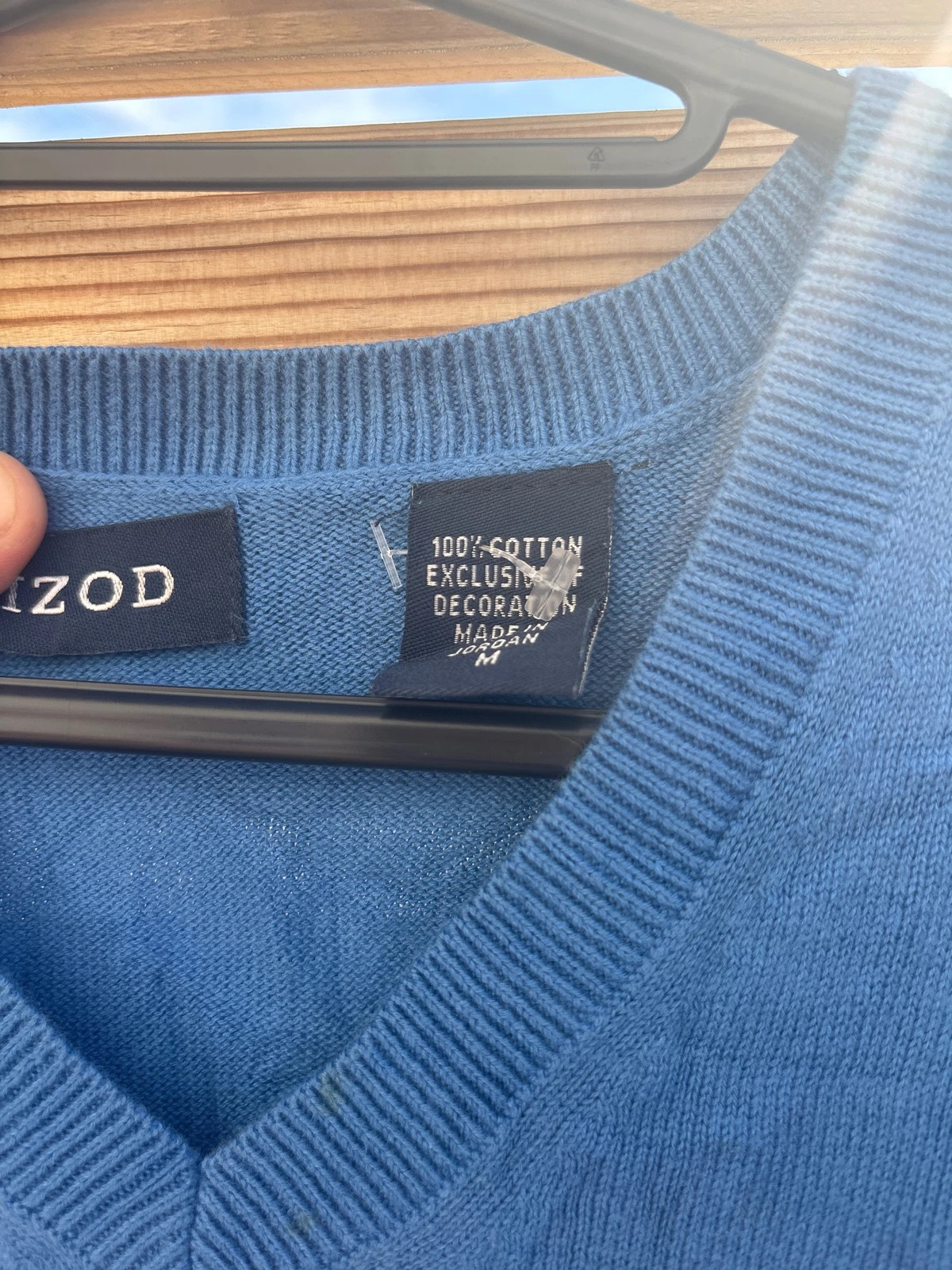 Pull Homme sans manche bleu 🥏 Marque Izod – IZOD – taille M 4