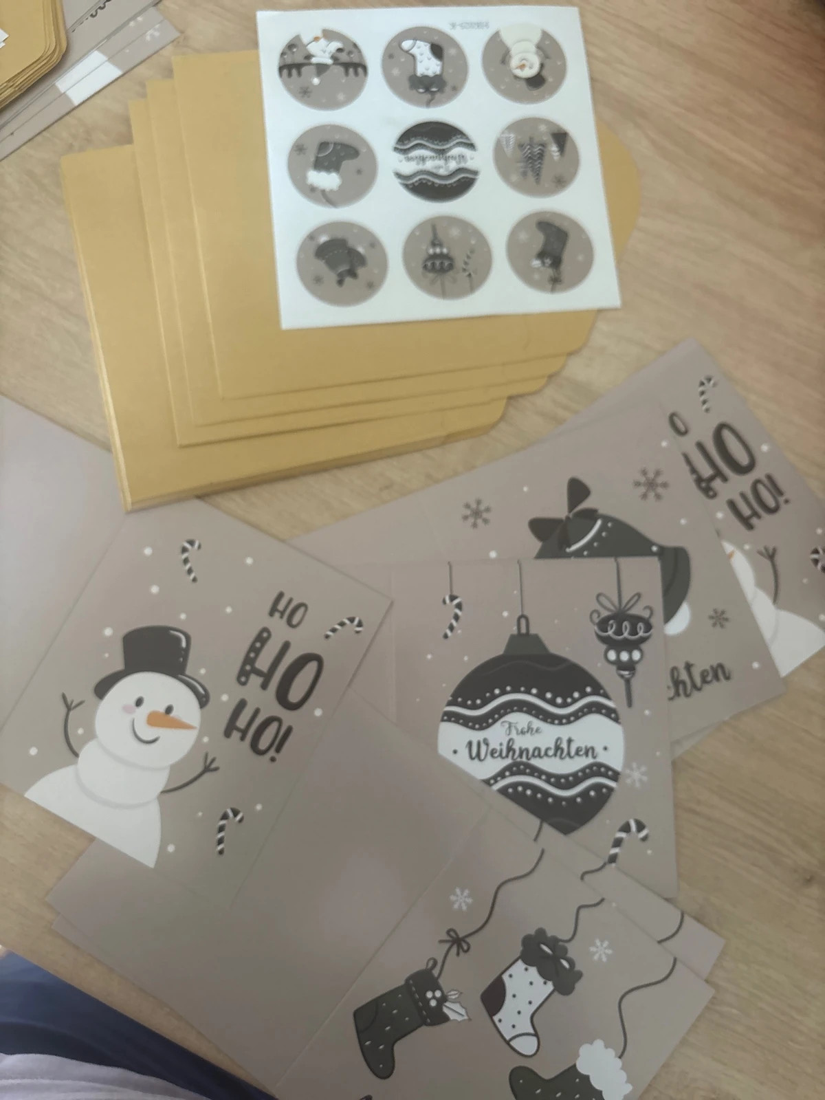 10 Enveloppe de Noël avec leur cartes Noël 🎅 2