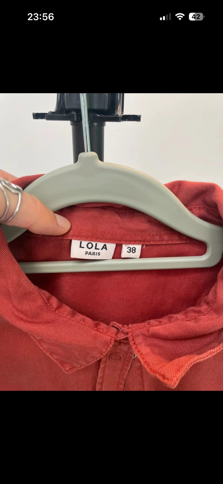 Sur chemise rouge Taille 38 LoLa Paris – Lola Paris – taille S / 36 / 8 2
