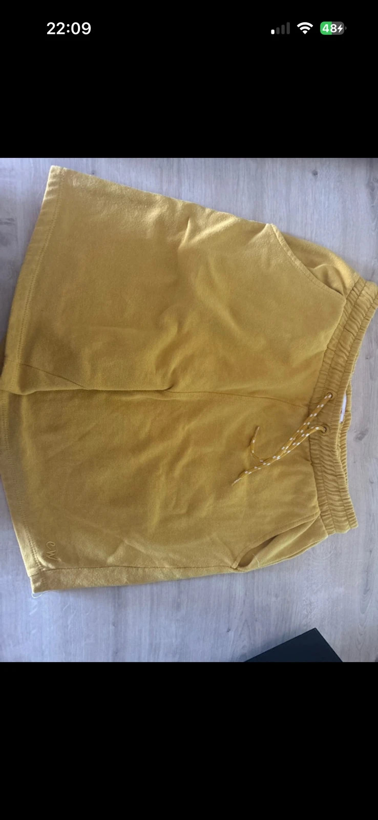 Lot de deux short 🩳 jaune. Moutarde et bleu cyan Taile M – Eaglewood – taille M 3