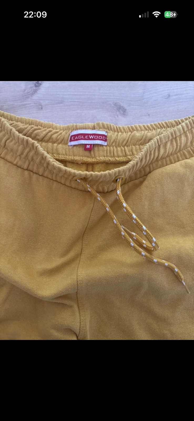 Lot de deux short 🩳 jaune. Moutarde et bleu cyan Taile M – Eaglewood – taille M 4