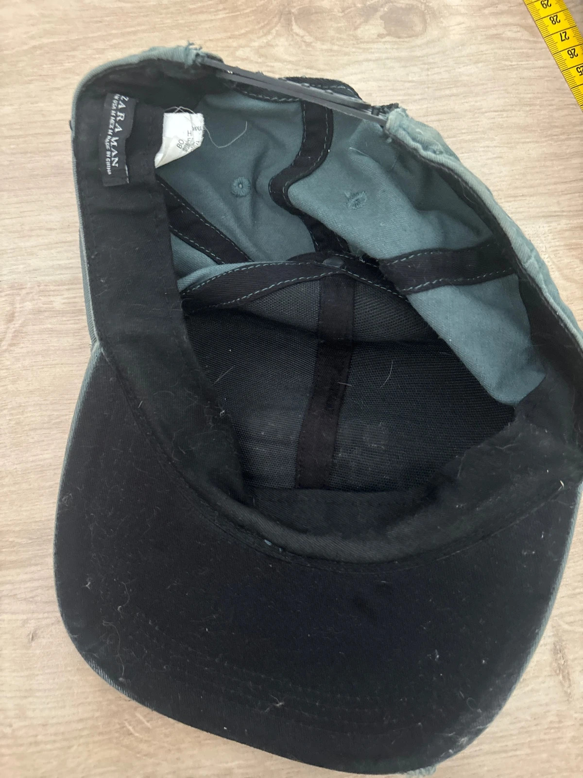 Casquette 🧢 Zara Man couleur vert sapin – Zara Man – taille Taille unique 2