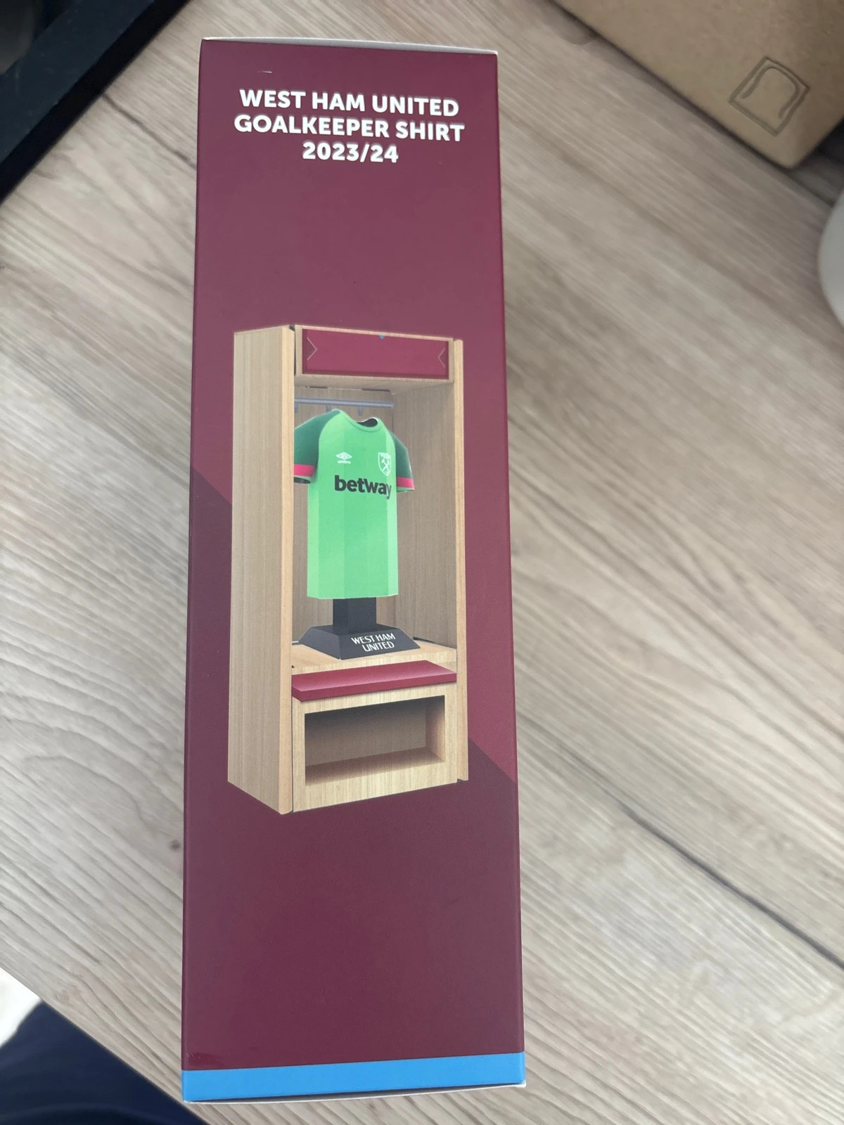 Produit rare Figurine maillot de gardien West ham united 2023/2024 – West Ham United – taille Taille unique 2