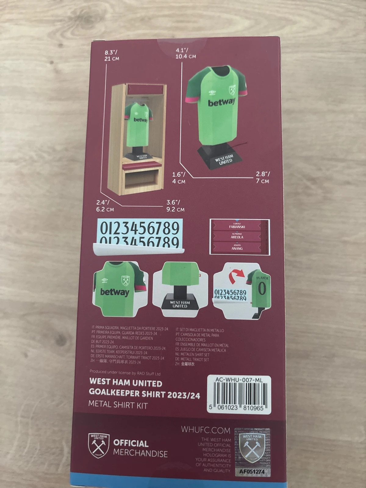 Produit rare Maillot West ham United Gardien saison 2023 /2024 – West Ham United 3