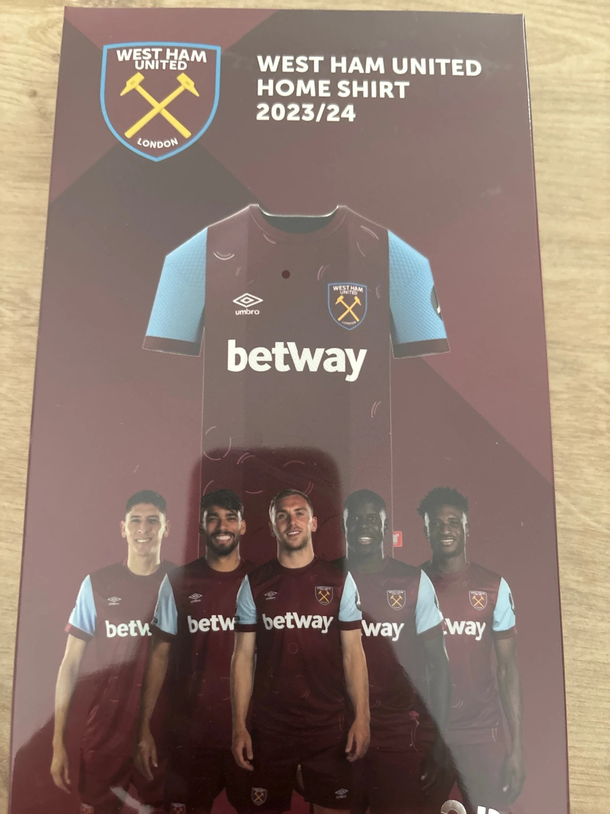 Maillot équipe West ham united en 3D saison 2023/2024 – West Ham 5