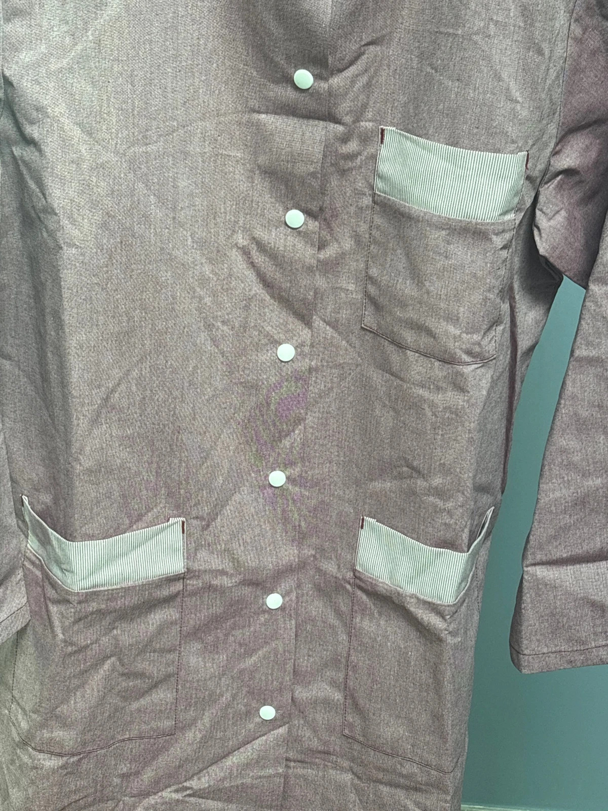 Vend blouse bordeaux blanc foncé taille 44 – Blouse 2